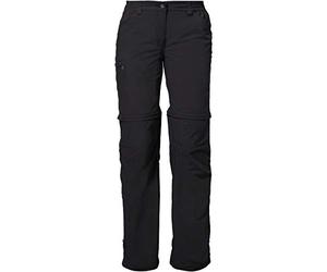 Vaude Farley ZO - Pantalones de senderismo para mujer, color negro, talla 48/XXXL