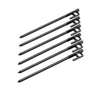 VAUDE Heringe Cast Iron Pin 20 Cm (VPE6) - Estaca para Tiendas de campaña, Color Negro, Talla 20 cm