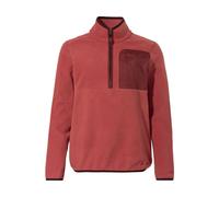 VAUDE Jersey de lana con media cremallera para mujer Rosemoor rojo 40