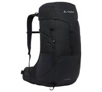 VAUDE Jura 28lang - Mochila de senderismo con ventilación trasera y funda | Lomo largo de 43 a 59 cm, funda para lluvia integrada, compartimento con tapa, bolsillos laterales elásticos