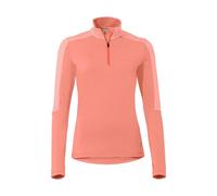 VAUDE Livigno Halfzip II jersey de forro polar para mujer rojo S