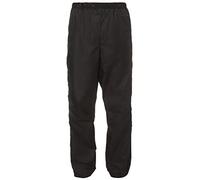 Vaude Men's Fluid Full-zip Pants II S/S, pantalones impermeables, hombre, negro M(50)-Short BLACK
