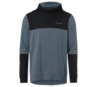 VAUDE Men's Qimsa Hoody Camiseta, Black/Heron, Medium Hombres