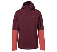 VAUDE Moab II - Chubasquero para mujer, impermeable y transpirable, 2,5 capas, ventilación en el antebrazo, capucha enrollable, fabricada de forma sostenible