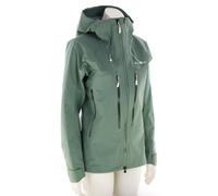 Vaude Monviso 3L Mujer Chaqueta de ski de travesía 40 Verde oliva oscuro