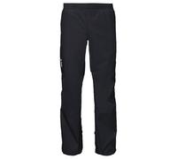 Vaude Men's Drop Pants II, pantalones de lluvia, hombre, negro L(52)-Short black uni