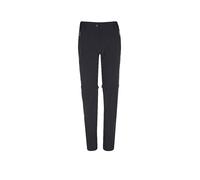 VAUDE Pantalones de senderismo para mujer Farley Stretch ZipOff negro | 42
