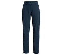 VAUDE Pantalones para Mujer Strathcona II, Mujer, Pantalones, 42410, Dark Sea, 44 Lang