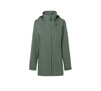 VAUDE Women's Escape Parka - Parka impermeable para lluvia de poliéster reciclado, 87,5 cm de longitud, transpirable y resistente al viento, libre de PFC, sostenible