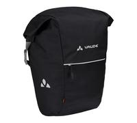 Vaude Road Master Roll-it Bolsa estanca, 33 cm, 22 litros, Black Uni | Bolsa trasera con placa trasera flexible, funda para lluvia incluida, soporte QMR 2.0, compartimento frontal, solo 670 g