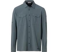 VAUDE Rosemoor Ls Shirt Ii - Hombre - Gris / Azul - talla L- modelo 2026