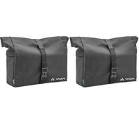 VAUDE ShopAir Box - Alforjas para Manillar (Talla única), Color Negro (Paquete de 2)