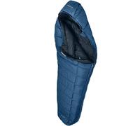 Vaude Sioux 800 SYN Saco Dormir Momia Sintético, Zip Izq, Azul, 80x220
