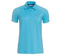 VAUDE Skomer Polo T-Shirt, Mujer, Crystal Blue, 34