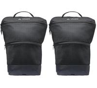 VAUDE Sortyour Back Alforjas para, Unisex, Negro, Talla única (Paquete de 2)