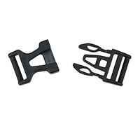 VAUDE Steckschnalle 25 mm Single Adjust, Black Hebilla de liberación rápida, Unisex Adulto, Negro - (Black), Única