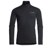 VAUDE Sudadera Livigno para hombre con media cremallera II, Hombre, Suéter pulóver, 42140, Negro , large