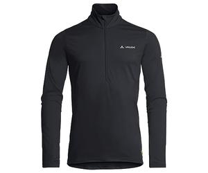 VAUDE Sudadera Livigno para hombre con media cremallera II, Hombre, Suéter pulóver, 42140, Negro , xx-large
