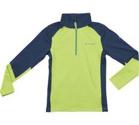 VAUDE Sudadera polar con cremallera parcial para niños Livigno verde 98