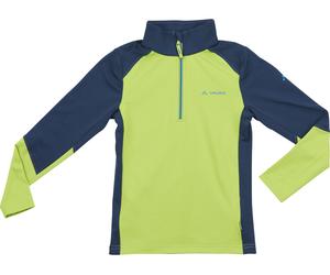 VAUDE Sudadera polar con cremallera parcial para niños Livigno verde 98