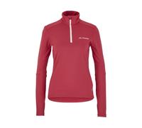 VAUDE Suéter de fleece para damas Womens Livigno Halfzip II rojo XS