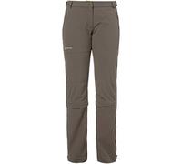 Vaude Wo Farley Stretch Capri T-Zip II Pantalón, Mujer, Marrón/Coconut, 42-Long