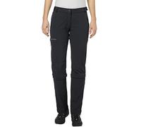 Vaude Wo Farley Stretch Capri T-Zip II Pantalón, Mujer, Negro/Black, 38-Long