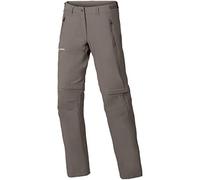 Vaude Wo Farley Stretch Zo T-Zip Pantalón, Mujer, Marrón/Coconut, 34