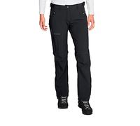 Vaude Wo Farley Stretch Zo T-Zip Pantalón, Mujer, Negro/Black, 38-Short