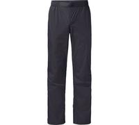Vaude Women's Drop Pants II, pantalones de lluvia, mujer, negro/negro 48(4XL) black/black