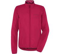 Vaude Women's Dundee Classic ZO Jacket, Windjacke Zum Radfahren Chaqueta, Mujer, Rojo carmesí, 38