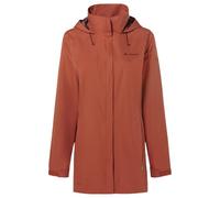 VAUDE Women's Escape Parka - Parka impermeable para lluvia de poliéster reciclado, 87,5 cm de longitud, transpirable y resistente al viento, libre de PFC, sostenible