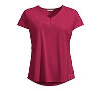 Vaude Women's Skomer V-Neck T-Shirt T-Shirt, Mujer, Crimson Red, 34