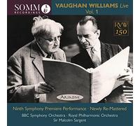 Sargent - Ralph Vaughan Williams: Live, Vol. 1