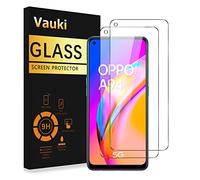 Vauki 2 Unidades, Protector de Pantalla para Oppo A74 4G/A94 5G, Cristal Templado Película Protectora para Oppo A94 5G, 0,33 mm Ultrafina Transparente Antiarañazos Antihuellas Sin Burbujas [6.43"]