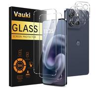 Vauki 2 x Protector Pantalla Motorola Moto G56 5G y2 x Cristal Vidrio Templado Protector de Lente de Cámara 9H HD Transparente Completa Antiarañazos Protector Cristal Templado