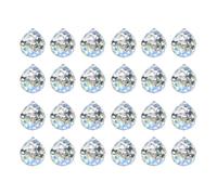 Vauki 24 piezas de cristal de 30 mm atrapa el sol, gotas de cristal para colgar, atrapasueños, prisma para colgar lámparas de araña, colgantes, fotografía, decoración de ventanas de jardín