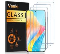 Vauki 3 Piezas Protector de Pantalla para Oppo A98 5G Cristal Templado Full HD Ultra Resistent 9H Dureza Antihuellas Sin Burbujas Antiarañazos Transparent Vidrio Película para Oppo A98 5G