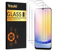 Vauki 3 Piezas Protector Pantalla para Samsung Galaxy A25 5G, M34 5G 6,5",Cristal Templado, Dureza 9H, Ultra Transparente, Anti Arañazos, Sin Burbujas,Ultra Resistente, Clear