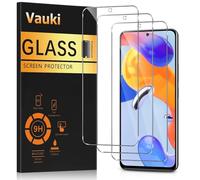 Vauki 3 Piezas Protector Pantalla para Xiaomi Redmi Note 11 Pro, Redmi Note 11 Pro 5G 6,67",Cristal Templado, Dureza 9H, Ultra Transparente, Anti Arañazos, Sin Burbujas,Ultra Resistente,Clear