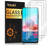 Vauki 3 Unidades Protector de Pantalla para Xiaomi Redmi Note 10/10S 4G Cristal Templado Full HD Ultra Resistent 9H Dureza Antihuellas Sin Burbujas Antiarañazos Transparent Vidrio 6,43"