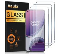 Vauki 3 Unidades Protector Pantalla para OnePlus 8T/8T+ 5G Cristal Templado 9H Dureza Ultra HD Resistent Antiarañazos Antihuellas Sin Burbujas Transparent Vidrio