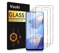 Vauki 3 Unidades Protector Pantalla para Oppo A16/Oppo A16s/Oppo A54s Cristal Templado 9H Dureza Ultra HD Resistent Antiarañazos Antihuellas Sin Burbujas Transparent Vidrio