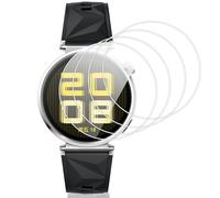Vauki 4 Piezas Protector Pantalla para Huawei Watch GT 4 41mm/GT 5 41mm Cristal Templado, Dureza 9H Vidrio Proteccion, Sin Burbujas AntiarañAzos Sensible Al Tacto Antihuellas Screen Protetcor