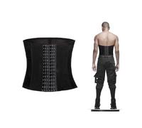 Vauki Cinturón abdominal y cinturón de fitness para hombre, moldeador de cintura ajustable con malla transpirable, moldeador de cuerpo deportivo para entrenamiento abdominal, soporte de espalda y
