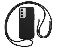 Vauki Funda con Cuerda para Xiaomi Redmi 15 4G Carcasa con Correa Colgante Ajustable Collar, Suave Silicona TPU Case Anti-Choque con Cuello Cadena Cordón Ultrafina Caso para Redmi 15 4G-Negro