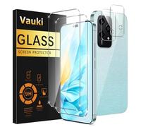 Vauki Protector Pantalla Para Honor 200 Lite 5G con Protectora Lente Cámara [2+2 Piezas] Dureza 9H Cristal Templado Antiarañazos Antihuellas Sin Burbujas Transparente Vidrio Película