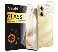 Vauki Protector Pantalla Para Realme Note 70 4G/Note 70T Cristal Templado con Protectora Lente Cámara [2+2 Piezas] Dureza 9H Antihuellas Sin Burbujas Transparente Vidrio Película
