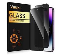 Vauki Protector Pantalla Privacidad para iPhone 14 Pro Max 2 Piezas,Cristal Templado Anti Espía,Anti-Espía Vidrio Película,9H Dureza,Anti-Arañazo,Sin Burbujas,Privacy Screen Protector,6.7"