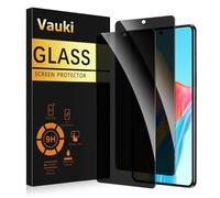 Vauki Protector Pantalla Privacidad para Oppo A98 5G 2 Piezas,Cristal Templado Anti Espía,Anti-Espía Vidrio Película,9H Dureza,Anti-Arañazo,Sin Burbujas,Privacy Screen Protector